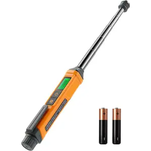 Natural Gas Detector, PT299 Gas Leak Detector with Extendable Rod, Propane Sniffer for Detecting Combustible Leaks Like Methane & Butane for Home, RV (Includes Battery x2) - Orange