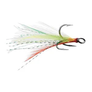 VMC 8651DT Feather Dressed X-Rap Treble Hook 2 pack