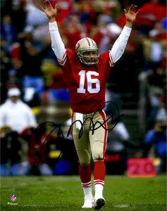 Joe Montana San Francisco 49ers Autographed 8" x 10" Hands Up Photograph - Fanatics Authentic Certified