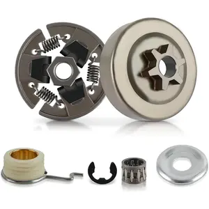 Sprocket Clutch 3/8" for Stihl 017 018 021 023 025 MS170 MS180 MS210 MS230 MS250 Chainsaw with Washer E-Clip Kit Replace 1123 640 2003, 1123 640 2073