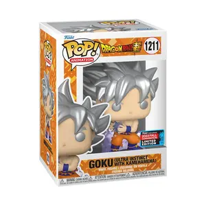 Funko Pop! Dragon Ball Z Super - Goku Ultra Instinct with Kamehameha (NYCC Shared) (Chalice Collectibles) #1211 Exclusive Collectible Pop Vinyl Figure