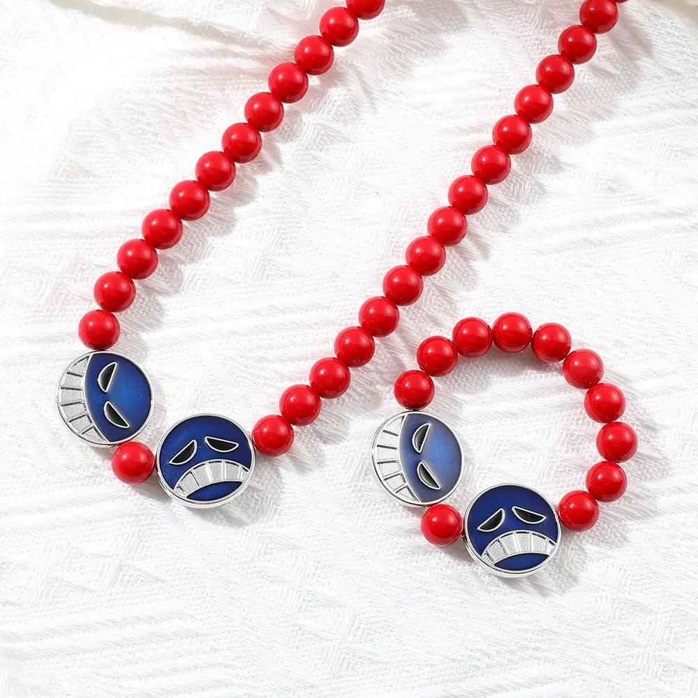 One Piece Ace Inspired Necklace-20-Inch StainlessSteel Design, 3mm