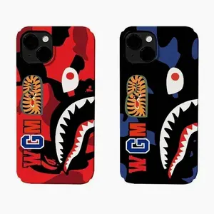 Bape Shark Mouth Phone case compatible with iPhone 17/16/15/14/13/12/11 Pro Max/Plus and Samsung Galaxy S23FE/22/23/24/25.
