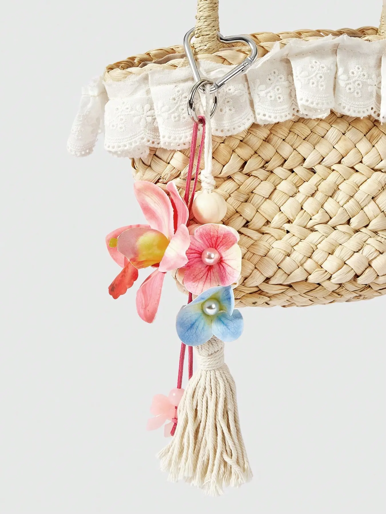 Summer New Orchid Shell Pendant, Forest Style Vacation Bag Aesthetic Keychain, Elegant Accessory for Travel & Daily Use, Unique Gift Idea, Keychain For Purse