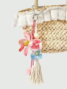 Summer New Orchid Shell Pendant, Forest Style Vacation Bag Keychain, Elegant Accessory for Travel & Daily Use, Unique Gift Idea