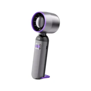 Mini high-speed powerful handheld fan, bladeless turbine mini portable USB desktop electric fan