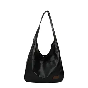 2026 Women Cotton Padded Tote Bag Large Capacity Casual Daily Commute Fashion Soft Shoulder Handbag
