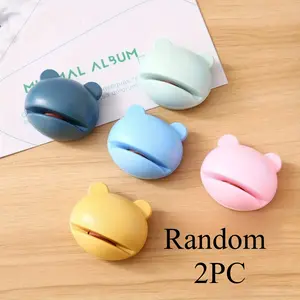 2Pcs Frog-Shaped Knife Sharpener, Portable Sharpening Kit for Kitchen Knives, Scissors & Outdoor Tools, Non-Slip Plastic Base