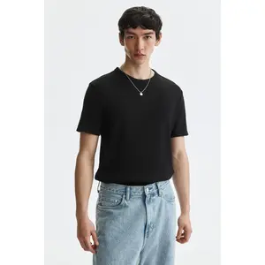 H&M Slim Fit Ribbed T-shirt