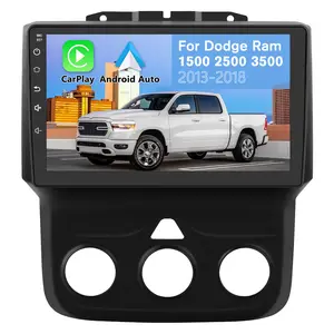 Junsun Android 13 [2+32GB] Car Radio Stereo for Dodge Ram 2013 2014 2015 2016 2017 2018 2019 Auto GPS navigation 9 inch HD touchscreen multimedia video player Wireless Carplay