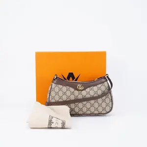 Pre-owned GUCCI Polyvinyl chloride Shoulder Bags Ophidia Presbyopic PVC Shoulder Bag Bgp222486