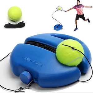 Tennis Trainer Rebound Ball with String, Portable Accessible Tennis Practice Rebounder Equipment, Skill Training Tools with Long Elastic Rope for Adults, Beginners