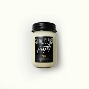 Strawberry Patch Candle | 13 oz Mason Jar