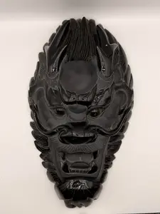 Obsidian Dragon Carved Stone Statue, Dragon Shaped Energy Statue for Jewelry Accessories & Derivatives, Natural Crystal Decoration, Carved Stone Statues, Dragon Shaped Statues