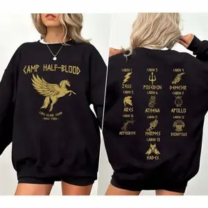 Camp Half Blood Two Side T-Shirt & Sweatshirt, Percy Jackson Shirt, Greek God, Camp Halfblood Shirt Sweatshirt