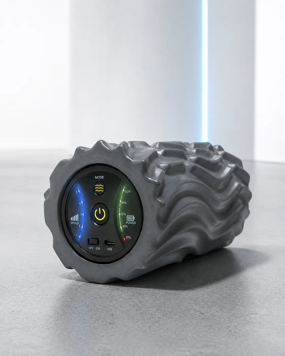 Relentless Recovery™ 5-Speed Vibrating Foam Roller | USB Powered