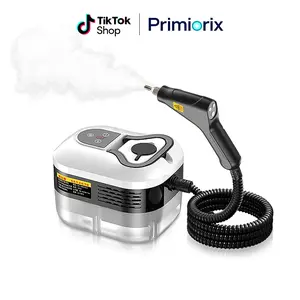 Handheld Steam Cleaner, Portable High Temp Steam Cleaner with 9pcs Accessories, 6-Level Adjustable Steam, 15s Fast Heat-Up for Kitchen Grease, Tile, Grout, Bathroom, Floor & Car Detailing