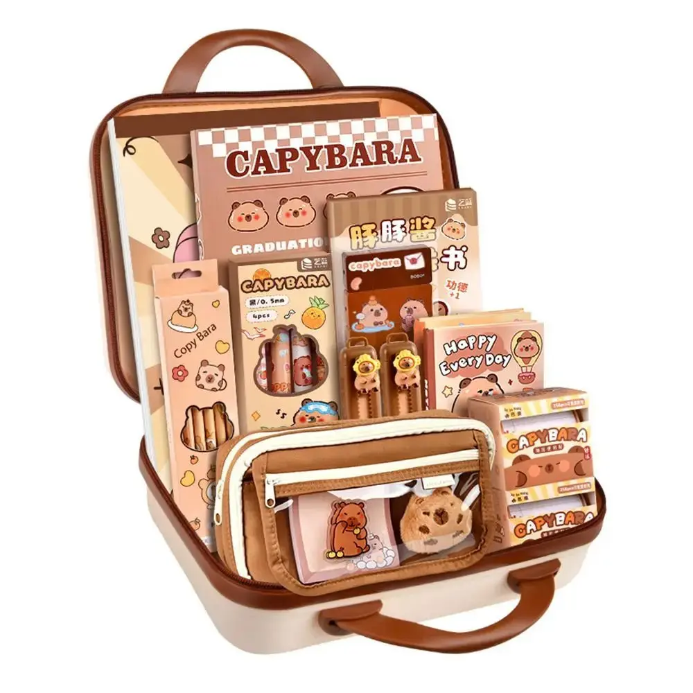 Capybara X Rilakkuma Stationery Set