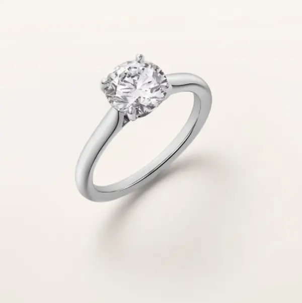 Pre-owned Cartier 1895 SOLITAIRE, BRILLIANT CUT DIA