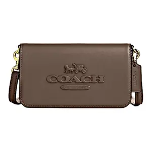 COACH Toni 19 Detachable Strap Leather Crossbody Bag for Women in Tan