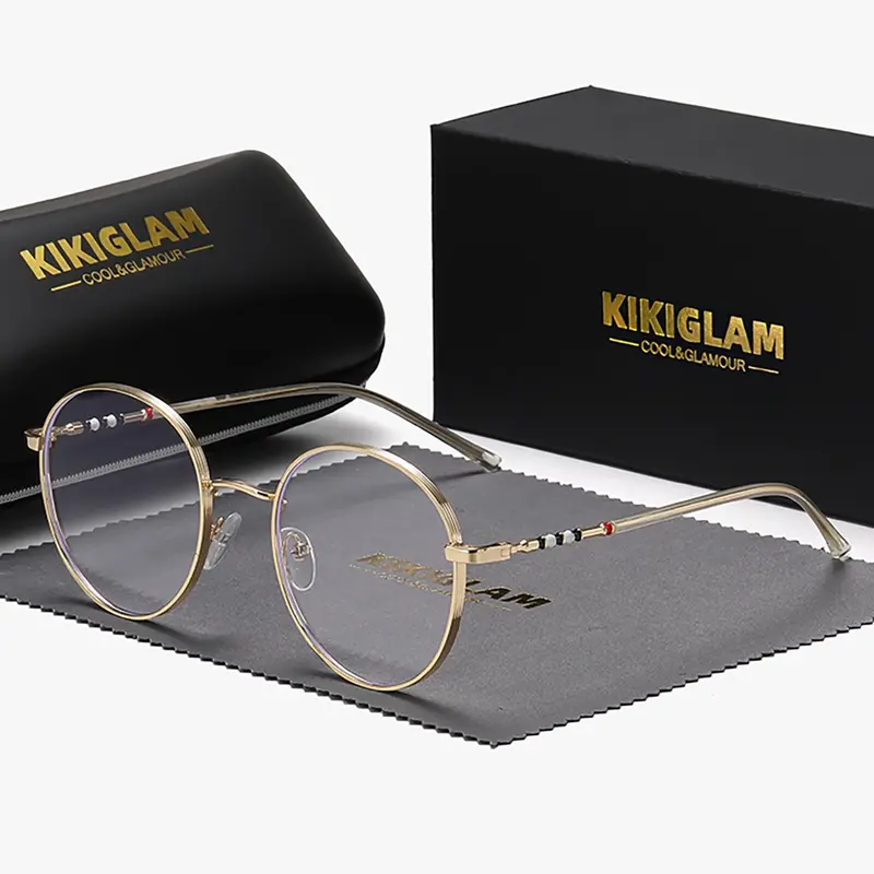 Vintage Round Frame Eyeglasses, Trendy Vintage Eyeglasses, Fashion Eyeglasses for Women & Men, Fashion Eyeglasses for Work, Stylish Glasses, Trendy Casual Glasses, Daily Clothing Decor, Perfect for Student Daily Use, Stylish Eyewear