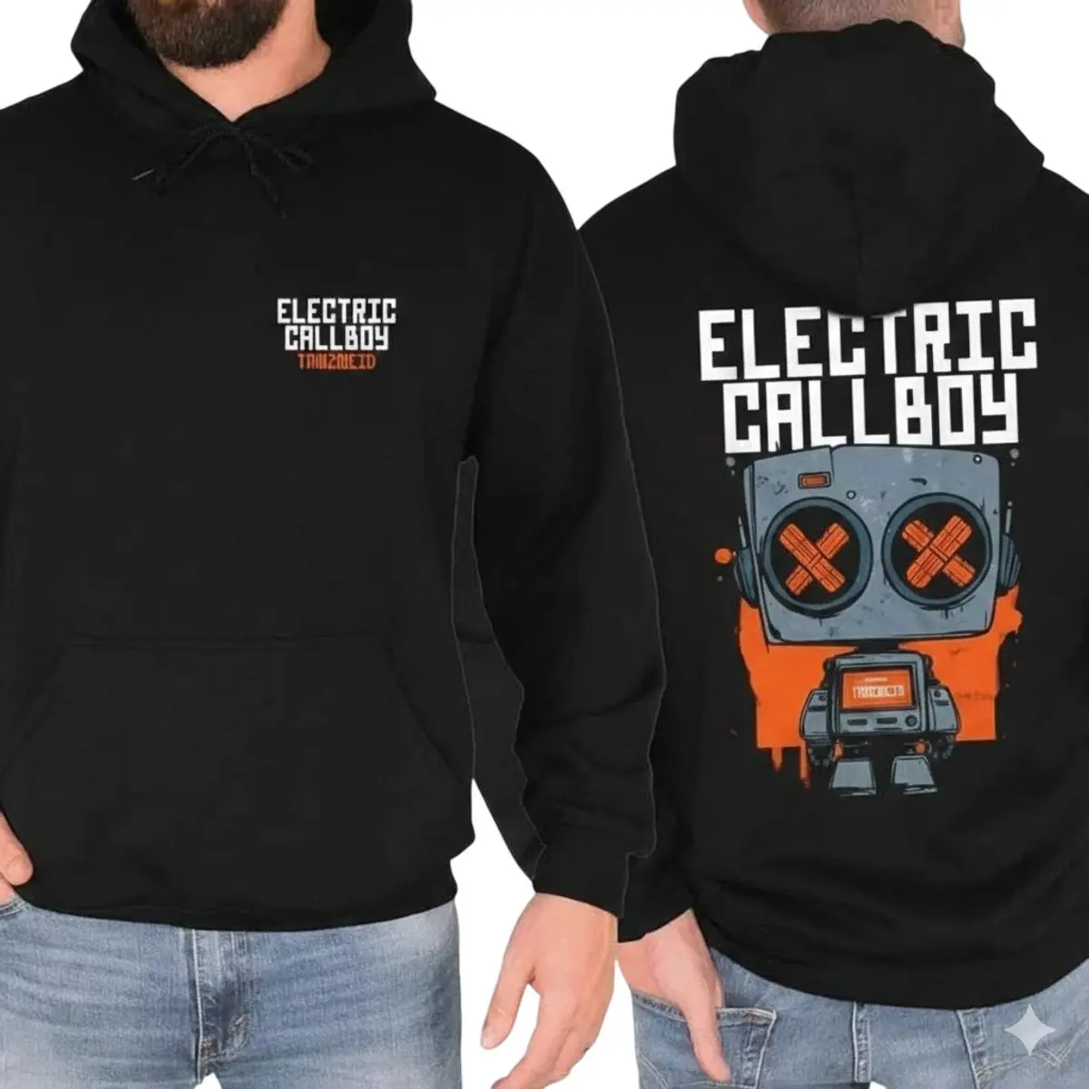 Electro Cb Tekkno Style Hoodie, Robot Graphic Tee, Music Festival Fan Inspired Sweatshirt, Unisex Shirt For Men Women, Unisex Sweater Pullover Tee