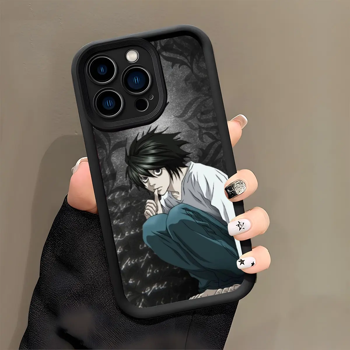 Death Note L Anime Phone Case for Men Women, Unique Design Compatible with iPhone 11/12/13/14/15/16 (Pro Max/Plus) - TikTok Shop Death Note L Anime Phone Case for Men Women, Unique Design Compatible with iPhone 11/12/13/14/15/16 (Pro Max/Plus) - TikTok Shop