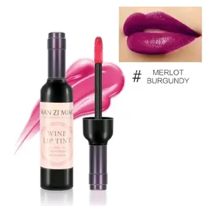 Vino Lip Tint Makeup - Wine Shade for Long-Lasting Lip Color - Cosmetic