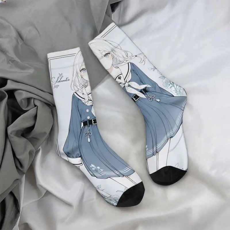 Sailor-style anime character dress with mid-calf socks – a must-have for autumn and winter!