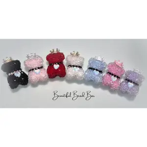 Sugar Bears with Crown and Heart Gem 8 pack 2 Sizes