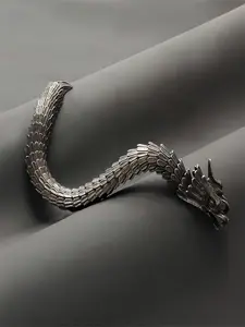 1 Piece Dragon Design Bracelet, Punk Style Bracelet for Party Music Festival, Modern Fashion Accessories