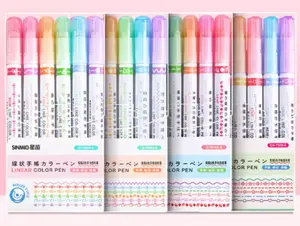 Glitz 6 Colors and Shapes Stamp Roller Pen Set Glitz 6 Colors and Shapes Stamp Roller Pen Set