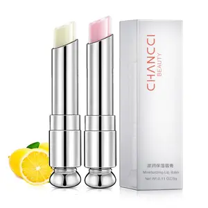 CHANCCI 2-piece set Strawberry & Lemon fruit lip balm Hydrating & Glossy Finish 24HRs of Smooth Long Lasting Plumping 3g Moisturizing Scent