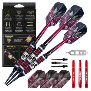 Viper Wizard Red and Black Soft Tip Darts 20 Grams Viper Wizard Red and Black Soft Tip Darts 20 Grams