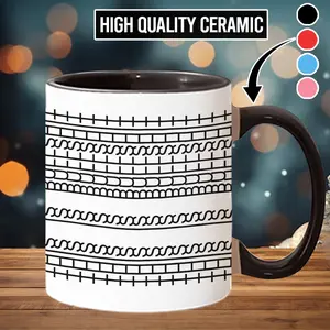 Hidden Message This Is Bullsh*t Funny Coffee Mug Gift For Coworkers, Best friends- scs12220 Ceramic Drinkware