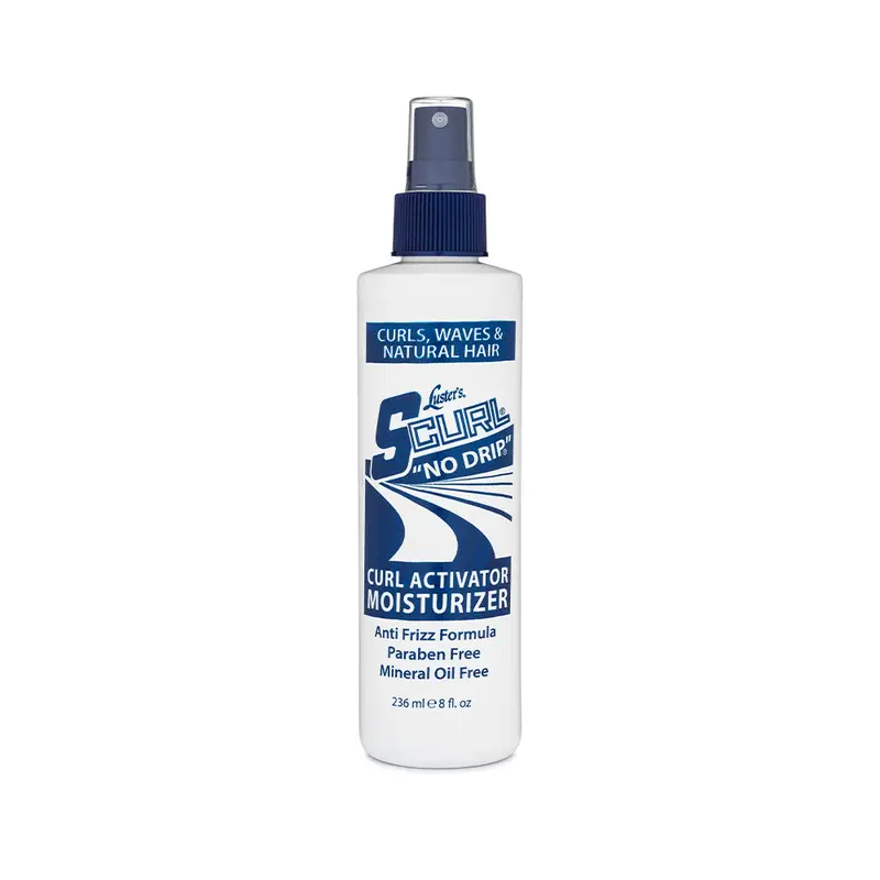 Luster SCURL No Drip Curl Activator Moisturizer – Deeply Hydrates & Defines Curls, Argan & Olive Oil Infused – Available in Multiple Sizes
