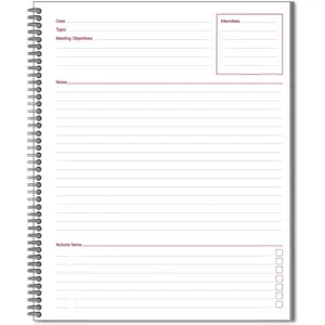 MEA06132 - Side-Bound Guided Business Notebook