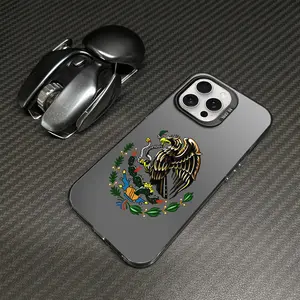 Eagle patterned IMD laser phone case, military grade anti drop iPhone protective case suitable for iPhone 17 Air 16 15 14 Plus 13 12 11 Pro Max Plus XR XS and Samsung Galaxy S25 S24 S23 S22 phone cases-ZQ101