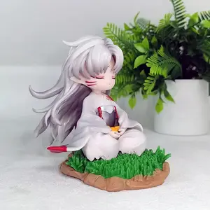 Anime Inuyasha Figure Sesshoumaru Figures Figurine Model Collection Doll Desk Decoration Statue Kids Toys Birthday Gifts