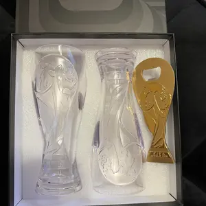The Ultimate Official FIFA World Cup 2026  Shatterproof Mugs and Magnetic Gold Opener set---Raise a Glass to Victory. Drinkware Tumbler