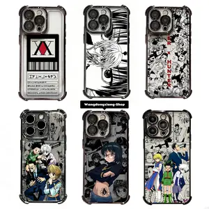 Anime HUNTER×HUNTER Phone Case for iPhone 17  16 15 14 13 12 11 Promax Pro Air Plus & Samsung Galaxy S26 S25 S24 S23 S22 S21 FE EDGE Ultra Plus Clear TPU Shockproof Protective Cover Gift For Birthday Christmas Halloween