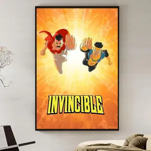 Invincible Comic Poster, Mark Grayson Universe Art Decor for Bedroom Game Room Office Setup, Gift for Teens and Fans