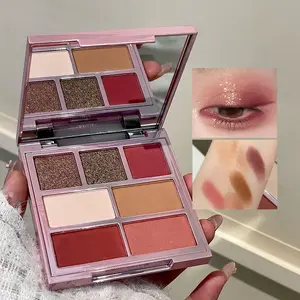 HERORANGE Fresh Glow Neutral Eyeshadow Palette, Lightweight Blendable Matte & Shimmer Shades, Effortless Everyday Makeup for Natural Dewy Look, Warm Nude Spring Colors, Beginner Friendly Eye Makeup Kit！