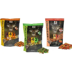Herron Outdoors Inc 4-4-2 Blaze + Apple + Persimmon Bundle Deer Feral Hog Game Feed Attractant