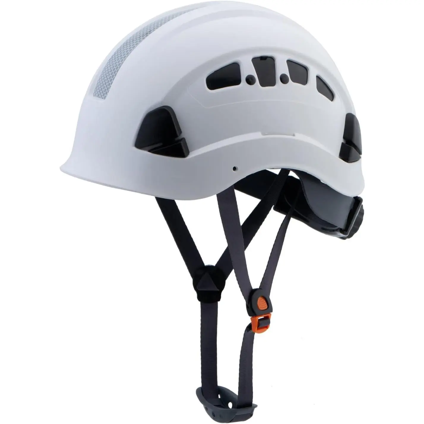UNINOVA OSHA Safety Hard Hat with 6-pt Adjustable Suspension, Arborist Climbing Helmet with Reflective Tape for High Visibility Construction, Gas Work, Forestry, Comfortable Fit