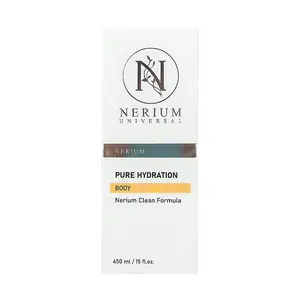 Nerium Body Lotion | Clean Beauty Hydrating & Nourishing Daily Moisturizer with Coconut Oil, Cocoa Butter, Jojoba & Hyaluronic Acid | Smooths, Softens & Refreshes Skin | 450 ml