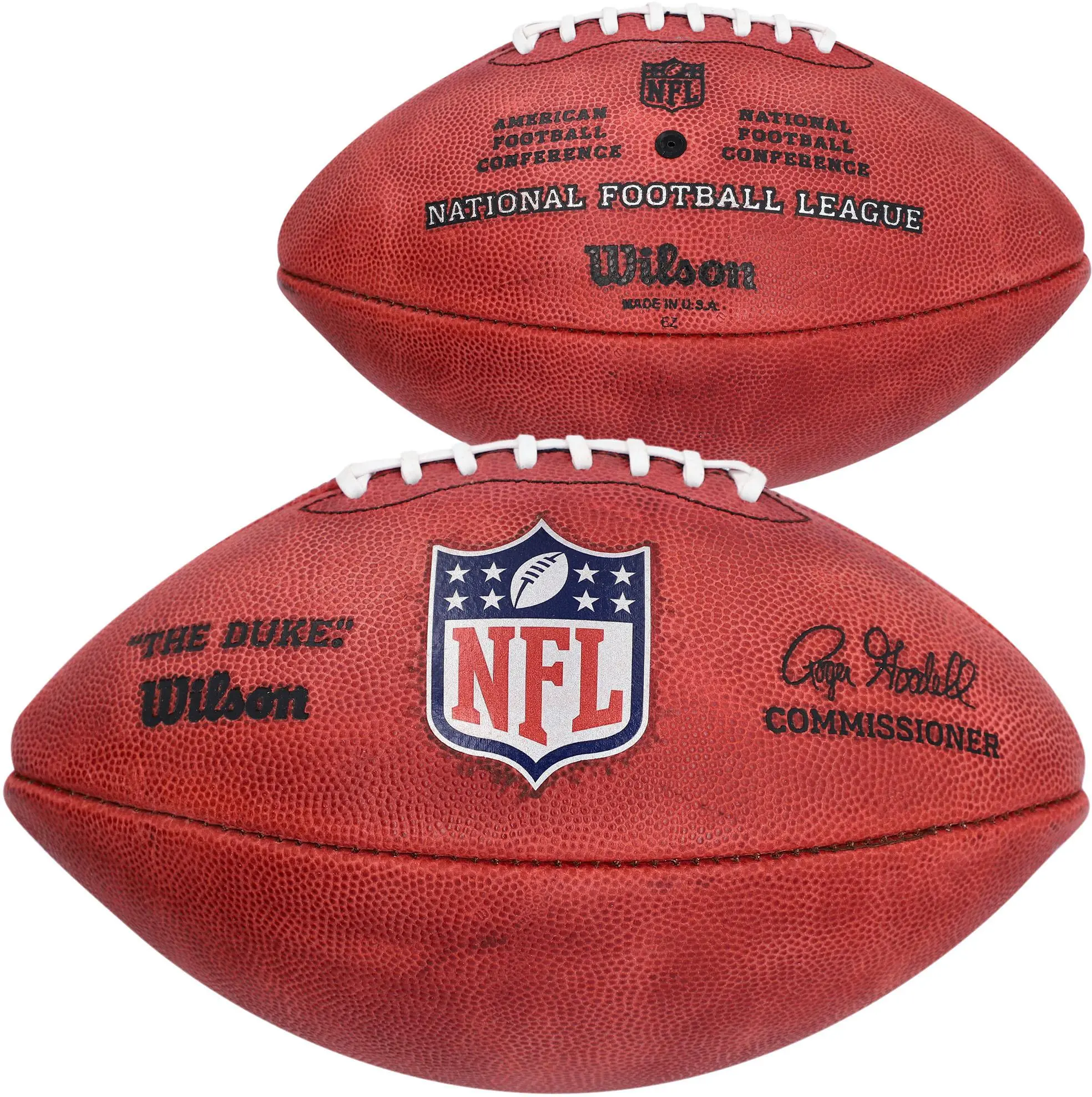Wilson "The Duke" Official NFL Leather Game Football - Fanatics Authentic Certified