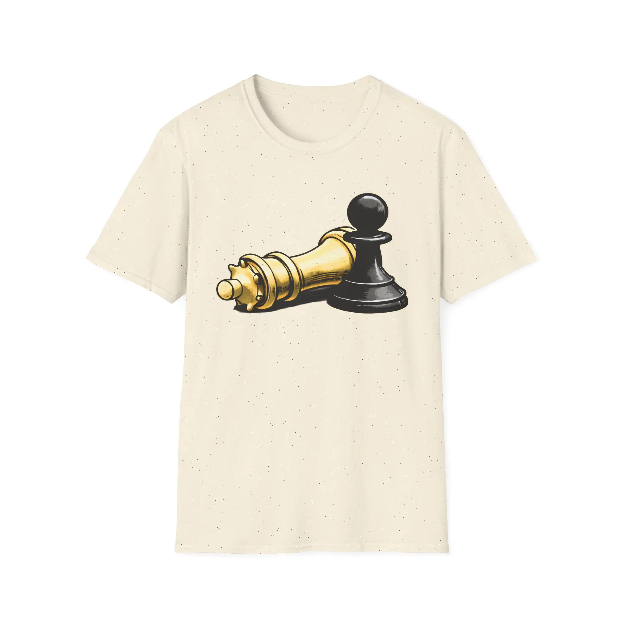 Pawn Takes Queen Chess T-Shirt | Minimalist Chess Graphic Tee | Unisex Strategy Shirt