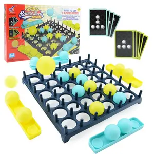 Jumping Connect Ball Board Games, Bounce Ball Game, Family Party Games, Table Game, Family Bouncing Balls Board Game, 2-4 Palyers Game, Children's Day Gifts