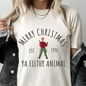 Home Alone Merry Christmas Ya Filthy Animal Shirt, Holiday Season Tee